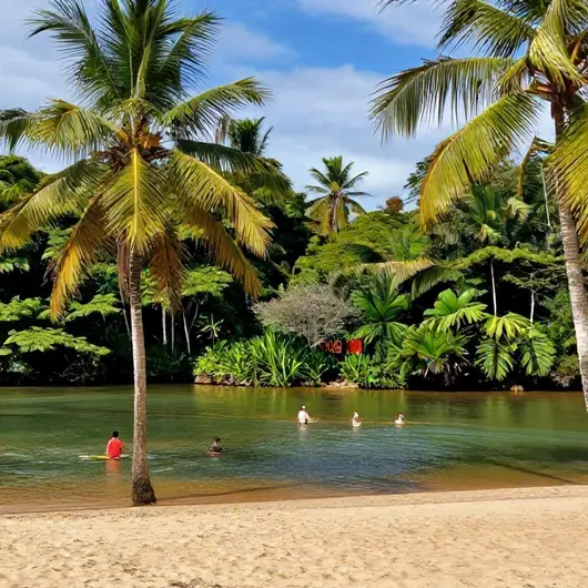 Descubra o Mapa das Praias de Água Doce em Belém