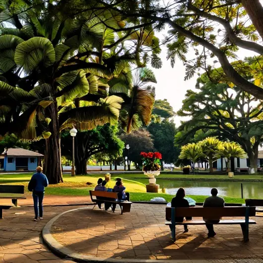 Praças Arborizadas em Belém: Um Refúgio Verde na Cidade Praças Arborizadas em Belém: Um Refúgio Verde na Cidade